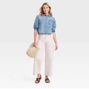 Universal Thread Sailor Wide Leg Jeans size 6